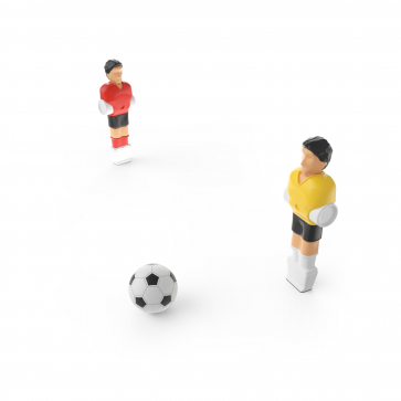 Игровой стол UNIX Line Футбол - Кикер (140х70см) Light Wood - 16